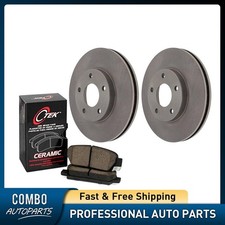 C-Tek Rear Disc Brake Pad Set Disc Brake Rotor fits Peugeot 2008 2016-2016