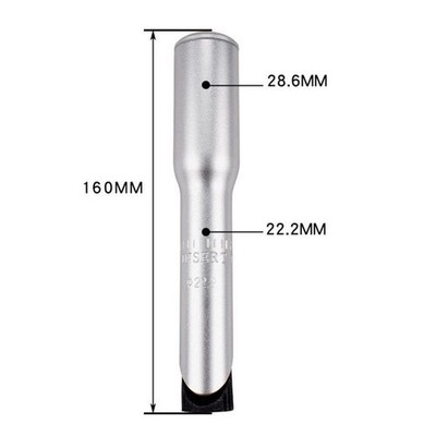 Quill Stem Adapter Riser 22,2 / 25,4 Mm Gabelschaft für 28,6 Mm Lenkung