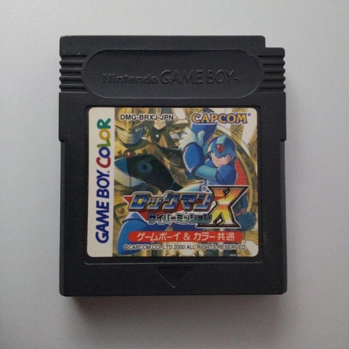 ROCKMAN X Cyber Mission Nintendo GAMEBOY COLOR GBC Mega Man 2000 From Japan