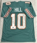 Tyreek Hill Signed Miami Dolphins Custom Jersey Beckett Witnessed COA NFL Auto