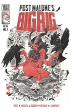 Post Malone's Big Rig #1 Variant Cover by Peach Momoko