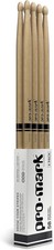Promark TX5BW 5B Hickory Wood Tip Drum Sticks - 4 Pack Bundle- Brand New