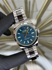 2019 Rolex Milgauss Blue Dial on Oyster 116400GV Complete
