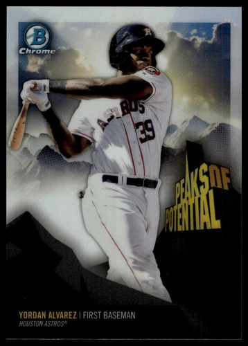2018 Bowman Chrome #PP-YA Yordan Alvarez Peaks of Potential