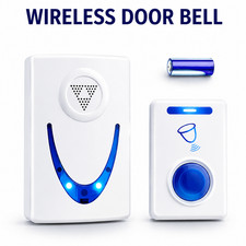 Wireless Door Bell 80M Range 36 Melodies Battery Operated Door Chime