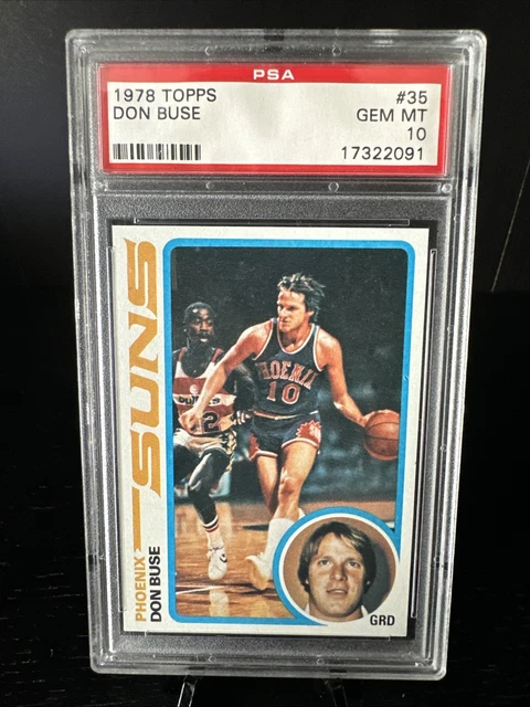 1978-79 Topps - Don Buse #35 PSA 10 Gem Mint