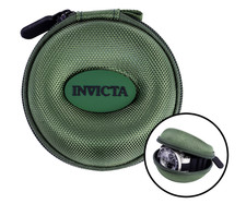Invicta Single Watch Travel Case w/ Zipper, Hunter Green