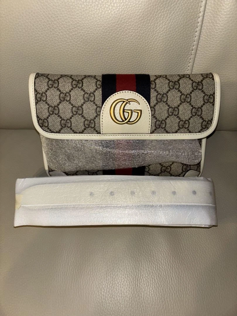 Gucci Supreme Off Deer Ceinture Body Bag 80 Neuf 0412b