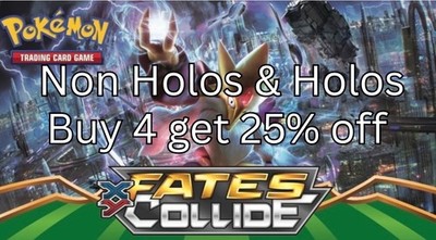Pokemon TCG Fates Collide Non Holo's, Holo's, EX's & Break's selbst aussuchen