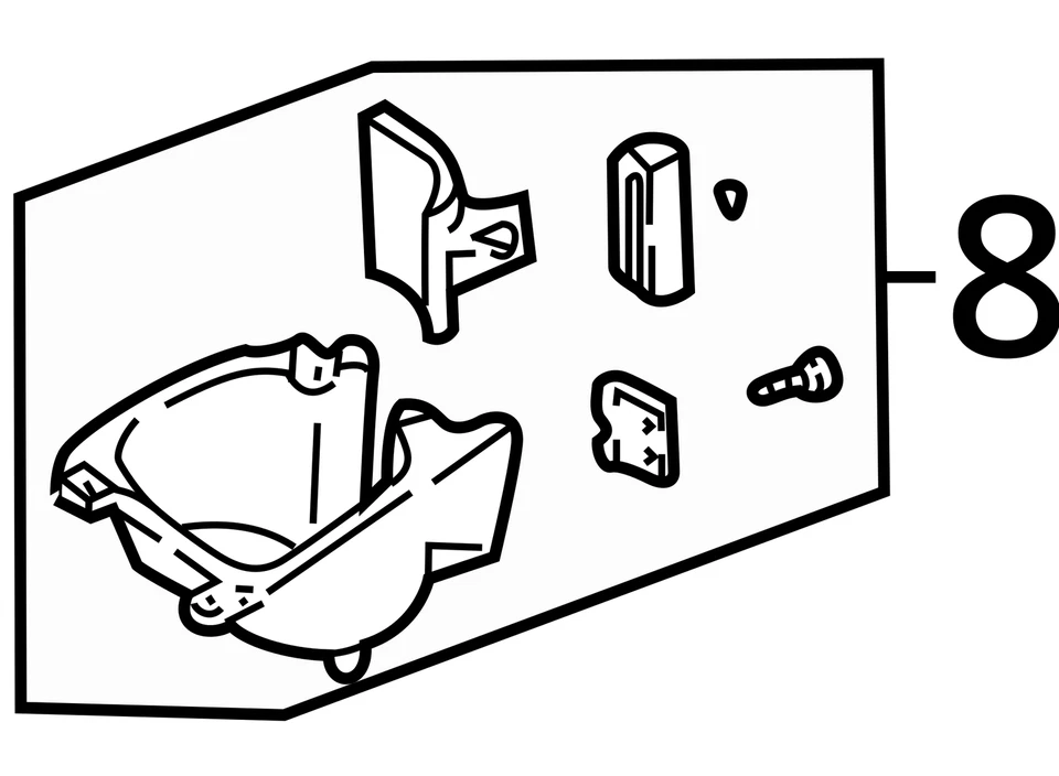 FITS 2000-2007 FORD MERCURY TAURUS SABLE HOLDER CUP YF1Z5413562BAB - NEW OEM - Image 3 of 3