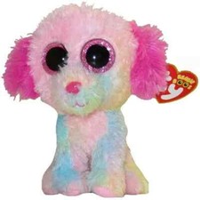 MWMT mint condition JUSTICE EXCLUSIVE Ty Beanie Boo LOVESY the dog NEW WITH TAGS
