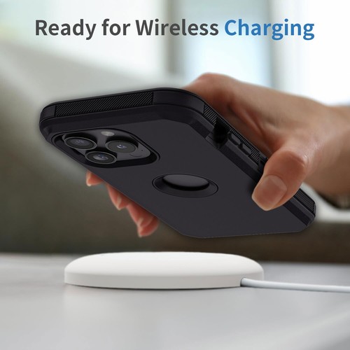 Funda híbrida resistente para teléfono Apple iPhone 15/15+/15 Plus/15 Pro/15 Pro Max - Imagen 18 de 54
