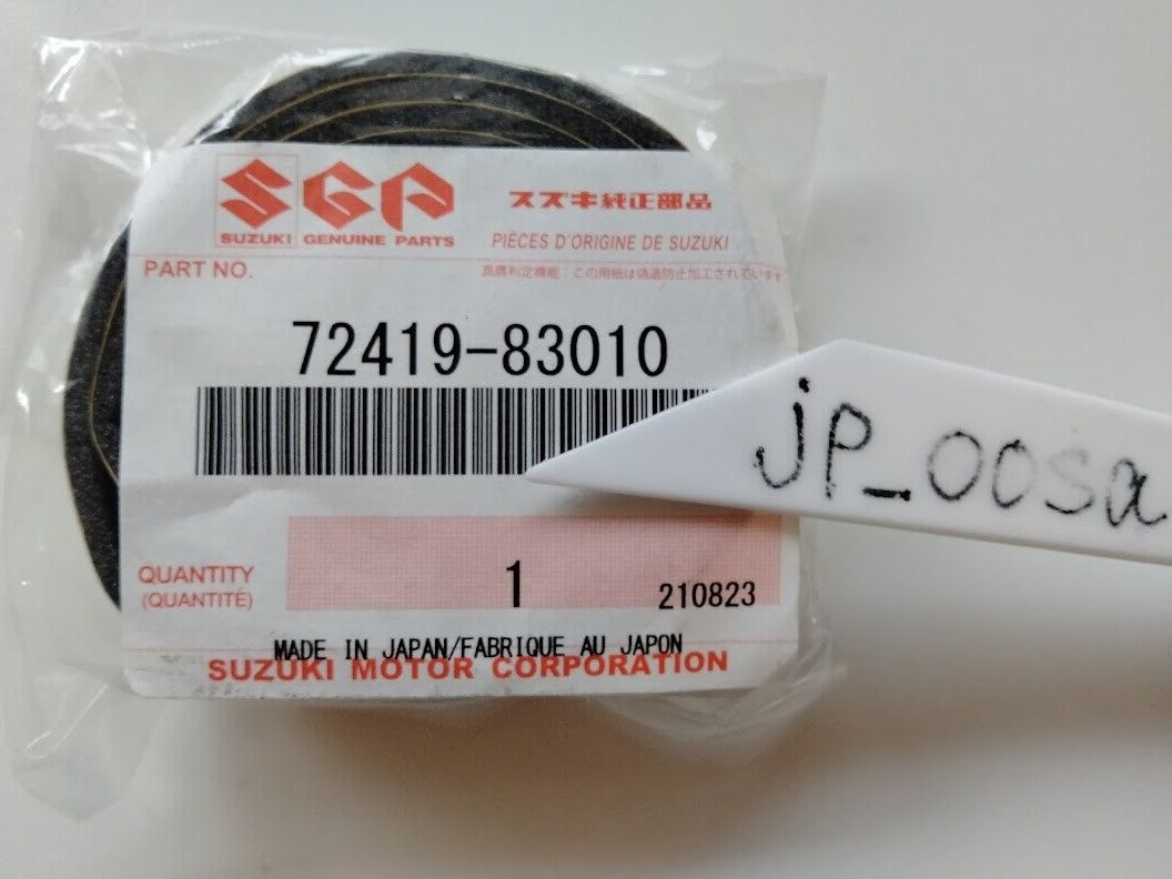 Suzuki Genuine OEM Soft Top Upper Windshield Frame Garnish 72419