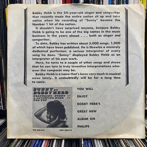 BOBBY HEBB - A SATISFIED MIND / LOVE, LOVE, LOVE (7") 1966!! RARE!! JERRY ROSS - Picture 2 of 4