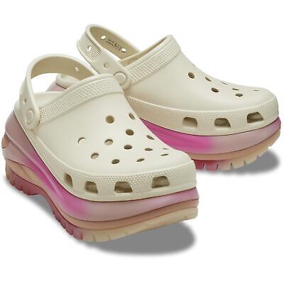 New Crocs Mega Crush Colordip Clog 208988-2Y3 High Heel New Crocs Mega Crush Colordip Clog 208988-2Y3 High Heel