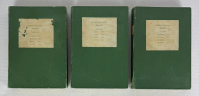 National Geographic Magazine Bound Volumes - Full Year 1930 Set of 3