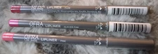Lot of 3 OFRA Cosmetics Lip Liners 0.04 oz - Plum, Pink, Glacial Pink