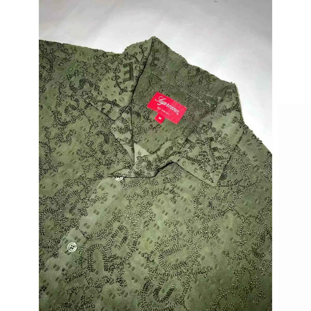 Supreme Chainstitch Chiffon Shirt