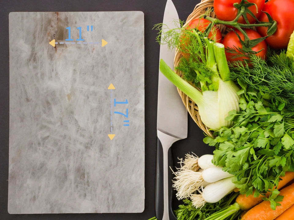 Tabla de cortar de cuarcita, bandeja de queso, tablas de pastelería, compromiso de regalo, LUCENT Foto 2 de 3