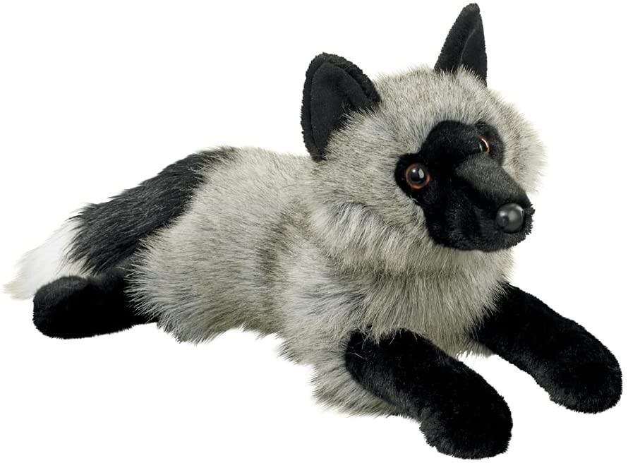 Douglas Cuddle Toys Sterling Silver Fox #4520 Stuffed Animal