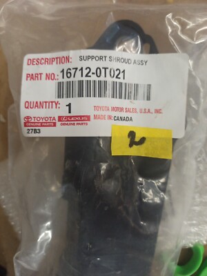 Toyota OEM 2018 Corolla 1.8l-l4 Cooling Fan-upper Panel 167120T021