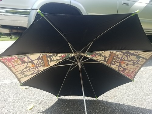 Vintage 90s Goosebumps Umbrella Pyramid Brand Kids R. L. Stine Halloween Spooky - Picture 8 of 12
