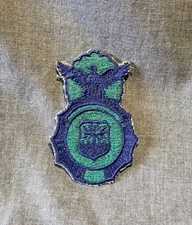 LMH Patch US AF Air Force SECURITY FORCES Insignia OCP OD Green 2-11/16"