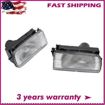 Bumper Driving Fog Lights Clear Lens Case Fit For BMW 92-98 E36 M3 318i 325i