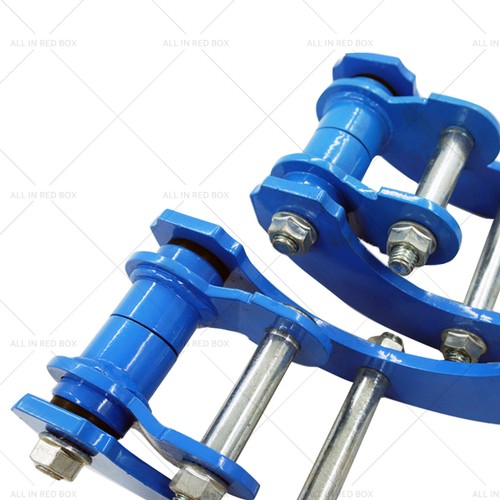 2x Rear Leaf Spring Extended 2" Height Shackles Suitable For Isuzu Holden Rodeo - Picture 7 of 11