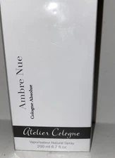 AMBRE NUE by Atelier Cologne 100 ml/ 3.3 oz Cologne Absolue Spray NEW SEALED BOX
