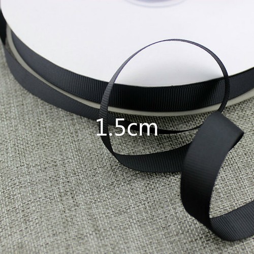 1-5cm Thread Bias Binding Tape Sewing Edging Ribbon Trim Craft 100Yard DIY Black - Picture 13 of 18