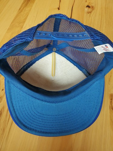 De Colección Miller Lite Sombrero de Cerveza Snap Back Azul Blanco Gorra de Camionero Malla Diseñador Universitario - Imagen 8 de 9