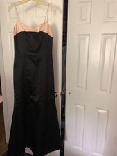 NWT Dave and Johnny by Laura Ryner Black/White Gown Wrap stole Size 6 Formal
