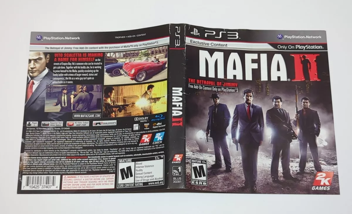 Mafia II Sony Playstation 3