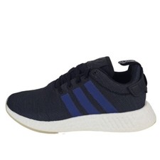Adidas Women's NMD R2 Sports Sneakers CQ2008 Athletic Shoes Black Blue Sz 8