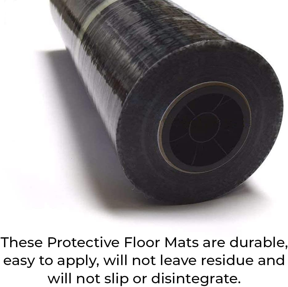 Auto Adhesive Plastic Floor Mat , 4 Mil Perforated Every 24 100 Mats per Ro eBay