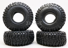 Rc 110 Rubber Truck Tires Off Road 1.9 Rock Crawler Wheels 115mm W Foam-4pc