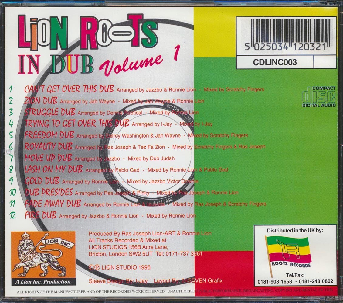 CD Lion Roots - Lion Roots In Dub | eBay