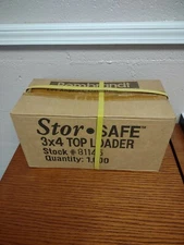 Ultra Pro Stor-Safe 3x4 Top Loaders Case 1000