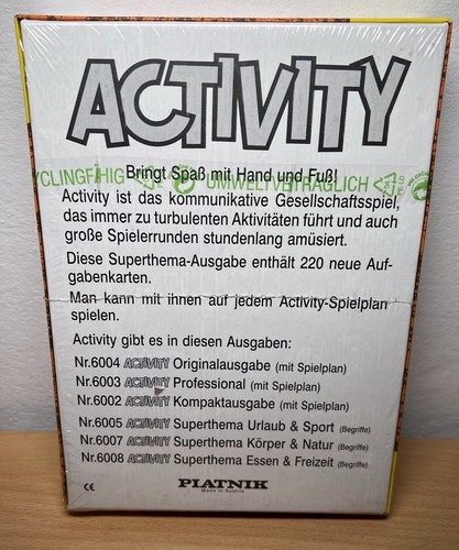 Piatnik Activity Original Gebraucht + Zusatzpaket Freizeit & Essen Sealed - Bild 17 von 17