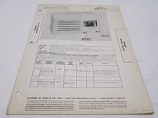 Vintage Howard W Sams Photofact Folder Knight Model 5A-190 Radio Parts Manual