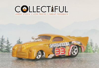 WILLY'S 1941  - HOT WHEELS - SMASHMOUTH - GOLD HOT ROD *COMBINE SHIP*  949