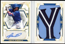 2025 Panini National Treasures Baseball Arjun Nimmala Prospect Signature Jumbo M