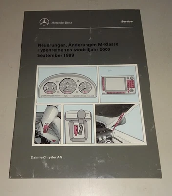 Werkstatthandbuch Neuerungen Mercedes Benz M-Klasse W 163 ML Modelljahr 2000  - Bild 1 von 4