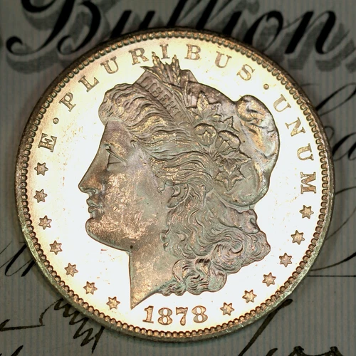 * 1878-CC CAMEO DMPL * SOLID+ GEM BU MS MORGAN SILVER DOLLAR * FROM COLLECTION