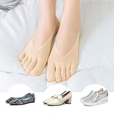 UK Women 3Pairs Cut Crew Ankle Five Finger Toe Socks Invisible No Show Low A+