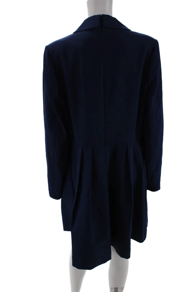 Blazer Badgley Mischka Mujer Azul Oscuro Cuello Manga Larga Talla 16 Foto 3 de 4