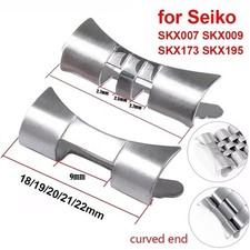 2pcs Curved End Links for Seiko SKX007 SKX009 Jubilee Oyster Watch Band