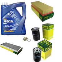 Inspektionspaket 5L Mannol Special Plus 10W-30 FüR Audi Cabriolet 2.3 E Coupe