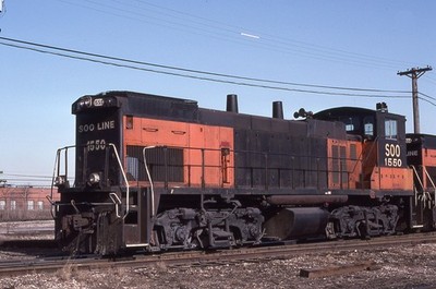 AP Original Dia SOO LINE MP15AC #1550 Bensenville IL 1992 Ex-MILW Paint
